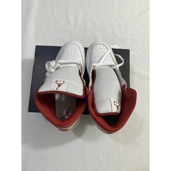 New Mens Size 9.5 White Red Nike Air Jordan 1 Mid SE Basketball Shoes FJ3458 160 main image 7